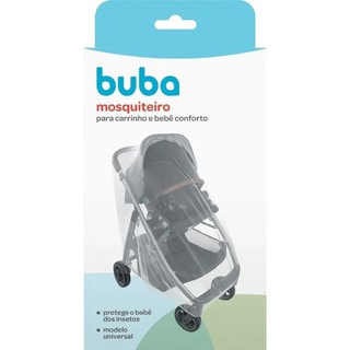 Mosquiteiro Ideal para carrinho e bebê conforto - com Elástico -Buba