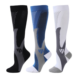 Meias de futebol longas tubo acima do joelho meias masculinas de compressão esportiva para adultos finas meias de ciclismo