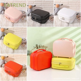 FATREND 14 Inches Women Make Up Short Trip High Quality Carry On Travel Bags Mini Suitcase