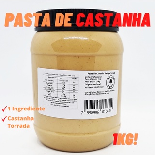 Pasta de Castanha de Caju Integral 1kg - Mega Nuts - Castanha Torrada - Fabricação Própria!