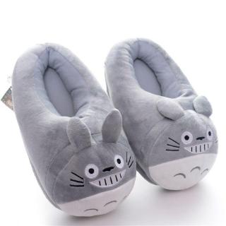 Unisex Suave Plush Totoro Chinelos Quentes Calçados Interior Outono Inverno Sapatos