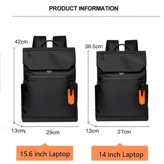 Mochila masculina impermeável para laptop Mochila masculina com porta de carregamento USB (4)