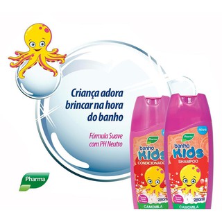 Kit 2 peças Kids - Shampoo+ Condicionador Camomila - Pharma