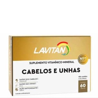 Lavitan Hair Cabelos E Unhas 60 Comprimidos Suplemento Vitaminico Cimed
