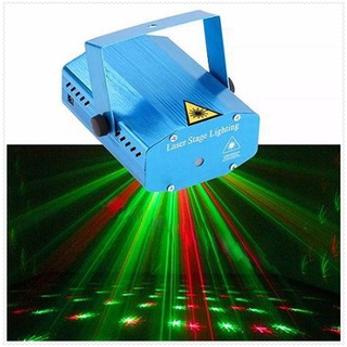 Mini Laser Projetor Led Holográfico Stage Lighting + Fonte. Alcança uma área de 50m