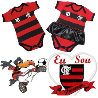 Body bebe/Flamengo/Menino/Menina/Torcedor Baby/Escolha o modelo