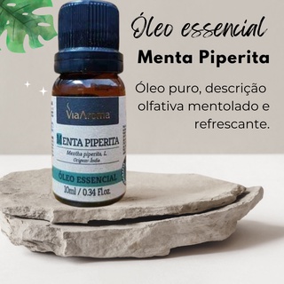 Óleo Essencial Menta Piperita 100% natural Via Aroma