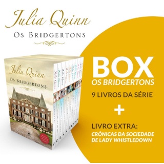 (NOVO) Box Os Bridgertons, 9 Livros + Extras, Julia Quinn, Oferta, Presente
