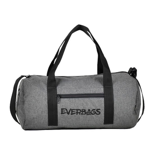 Mala de Treino Street Bag Everbags Cinza Mescla