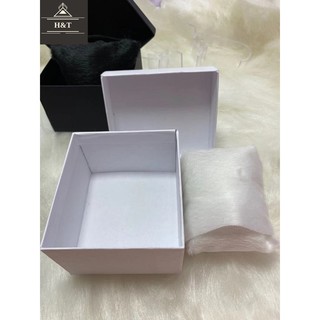 Caixa caixinha Preta branco plástico Sem logo Marca Para Relógio de Pulso 1 Caixa (4)