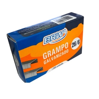 Grampo Para Grampeador 26/6 Galvanizado c/1000 grampos (2)