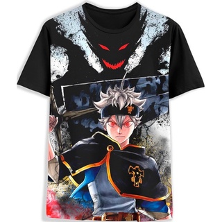 Camisa Camiseta 3d Full Série Anime Black Clover