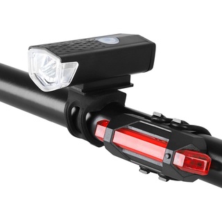 Farol para bicicletas Lanterna Traseira Luz Para Bicicleta Black Ligth USB Recarregável (2)