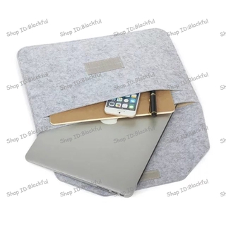 Laptop Bag Soft Bussiness Wood Felt Sleeve Bag Case for Apple Macbook AirPro Retina11'12'13'15Laptop for MacBook13.3Inch (6)