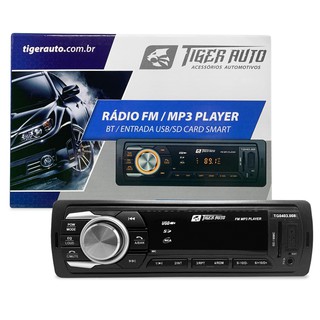 Radio Som MP3 Automotivo com USB bluetooth e leitor de cartão SD