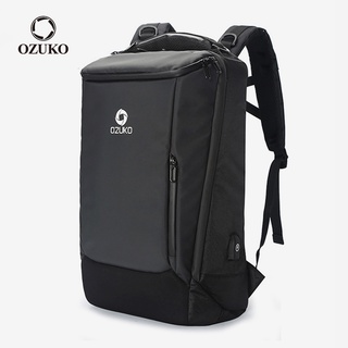 OZUKO Mochila De Laptop Masculina À Prova D'água Com Carregamento USB/Bolsa De Viagem De Negócios