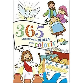 Livro 365 Desenhos Da Biblia Para Colorir