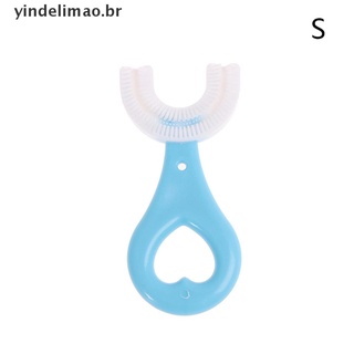(Yindelimao) Escova De Dentes Infantil Em Formato De U Com Dentes Para Limpeza Dos Dentes (Br) (3)