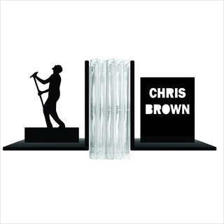Aparador De Cd Livro Dvd Chris Brown Musica