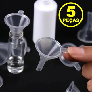 5 Unidades Mini Funil Descartável P/ Perfume Aromaterapia