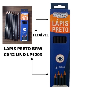 LAPIS PRETO BRW CX12 UND LP1203