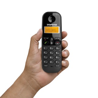 Telefone Sem Fio TS 3110 Preto Com Identificação de Chamada Intelbras Residencial Escritorio (3)