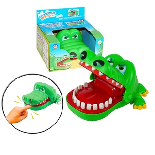 Brinquedo Jogo Crocodilo Morde Dedo Dentista Pura Diversão