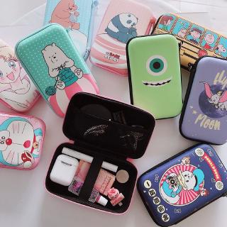 Wallet Bag Cute Cosmetic Box Mobile Phone Headset Charger Storage Box Card Case