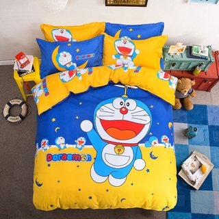 Christmas gifts-Kt Gato Mickey Mouse 4 Em 1 Edredom / Fronha / Cobertor / Capa De Edredom (Cama De Solteiro / Casal)