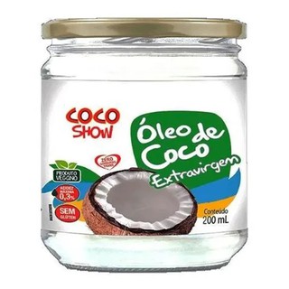 Oleo de coco extra virgem 200 ml Coco Show (1)