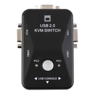 Chaveador Kvm Switch 2 Portas Usb E Vga