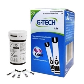 Tiras Reagentes G-Tech Free Lite- Glicemia 50 Unidades