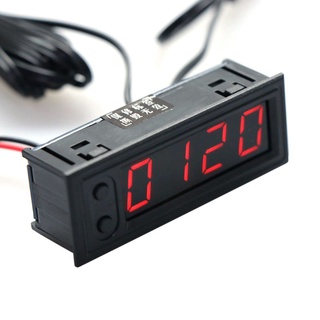 Vip Diy Multifunções Relógio De Temperatura Do Carro Monitor De Tensão Da Bateria Voltímetro Dc 12 V (4)