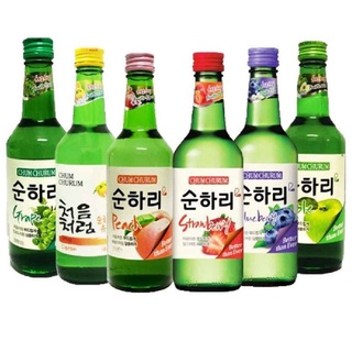 Soju Bebida Tradicional Coreana Importada 360 ml Diversos sabores
