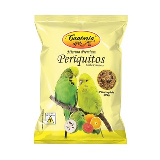 Mistura de Sementes Premium para Periquitos - 500g Cantoria