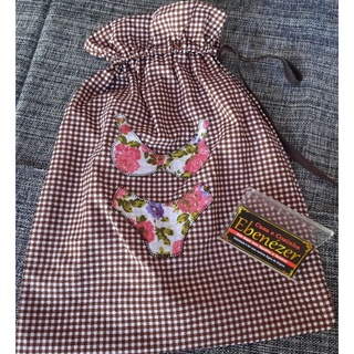 Porta lingerie calcinhas bordado colorido sacola de calcinhas (5)
