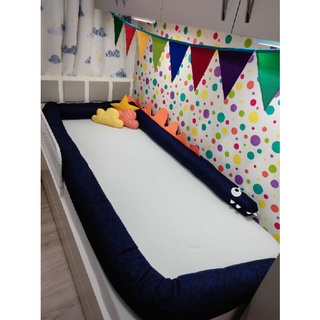 Dinossauro / Protetor para cama montessoriana / Protetor para cama infantil / Protetor para cama casinha / Protetor para cama de solteiro (6)