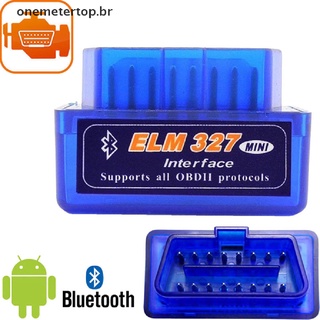 Um Medidor De Furo Rodador ELM327 OBD2 V1.5 Bluetooth Para Android/Torque Super Leitor De Código De Diagnóstico De Hawraidade BR-Light
