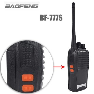 2 Pçs Conjunto de Comunicador de Rádio Walk Talk Baofeng 777s com 16 Canais/Alcance de 12 Km (4)