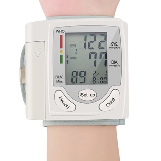 Medidor de Pressão Arterial Portátil Pulso Automático Digital Pronta Entrega (3)