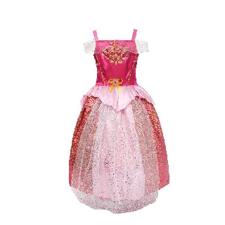 Vestido de Malha das Princesas da Disney/Infantil/Feminino (9)