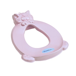 assento redutor infantil baby sanitário ROSA perolado gatinho