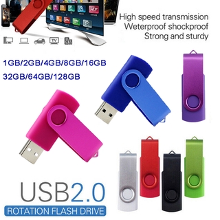 [In Stock] USB Flash Drive 128GB 64GB 32GB 16GB Pendrive For Laptop PC Computer Thumb Stick Memory Storage U Disk 2.0