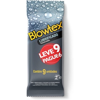 Preservativo Blowtex Lubrificado Leve 9 Pague 6 Unidades