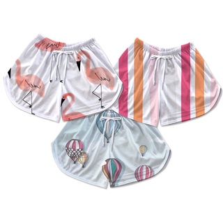 Kit Combo Shorts Personalizado Adulto Feminino Flamingo