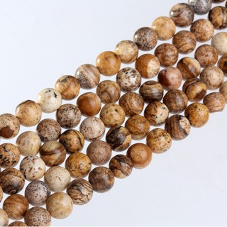 Um Strand 4/6/8/10/12mm Colorido Pedra Natural Gemstone Rodada Spacer Beads Charme Para Fazer Jóias