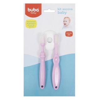 massageador de gengiva e escova de dentes Buba banana baby silicone macio mordedor infantil macio (9)