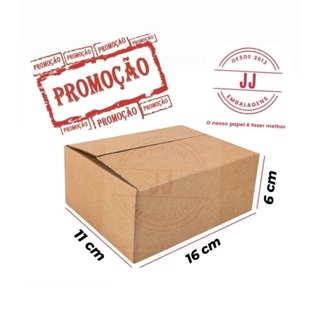 1 caixa de papelão para E-commerce , Correios e Sedex (C 16x L 11x A 6)