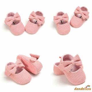 ✨ -Sapatos De Berço Sola Macia Para Criança Bebê Meninas Princesa Com Laço E Amante (3)