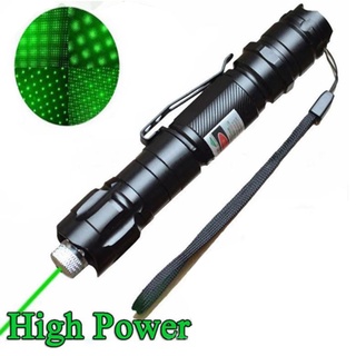 5mw 1 Milha Militar Verde Laser Pointer Luz 532nm Visível Beam Queima Foco# LS-009